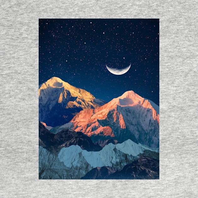 Half Moon Mountains by leafandpetaldesign